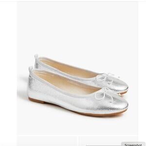 J.Crew Shoes Size 10 Metallic Ballet Flats Party Dressy Versatile Cute NWT